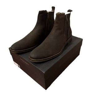 Aston Grey‎ Collection Helani Chelsea Boots Side Zipper Brown Men's US 12